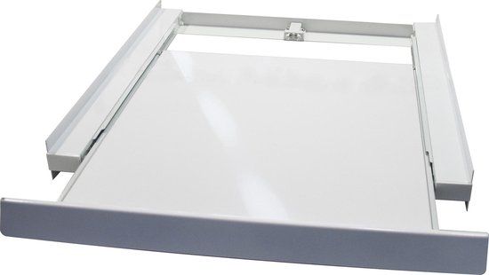 Scanpart Universeel Tussenkader + Werkblad - Wasmachine en Droger Verbinding - Wit