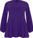 Yoek Tuniek met v-hals 3XL Paars