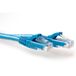 ACT Blauwe 0,25 meter U/UTP CAT6A câble de raccordement snagless avec connecteurs RJ45