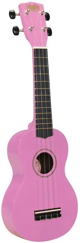 Korala UKS-30-PK sopraan ukelele met gitaarmechanieken