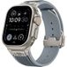 Apple Watch Ultra Bracelet silicone élastique liquide (gris)