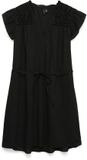 VERO MODA VMLINE SS SHORT DRESS WVN NOOS Zwarte Jurk