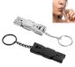 Sifflet de secours Lot de 2 - Acier inoxydable Noir/Argent