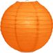 Merkloos Luxe bol lampion oranje 35 cm