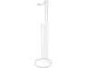 MSV Vrijstaande Toiletrolhouder – Staande WC-Papierhouder met Reserverolhouder – Wit