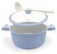 Braisière en céramique avec couvercle, 24 cm - 5 litres - Haute résistance à la température