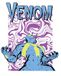 Komar Marvel Venom Colourful Scream wandafbeelding voor kinderkamer, 40 x 50 cm