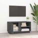 Maison Exclusive - meuble TV, gris, 80x35x40,5 cm, bois de pin massif