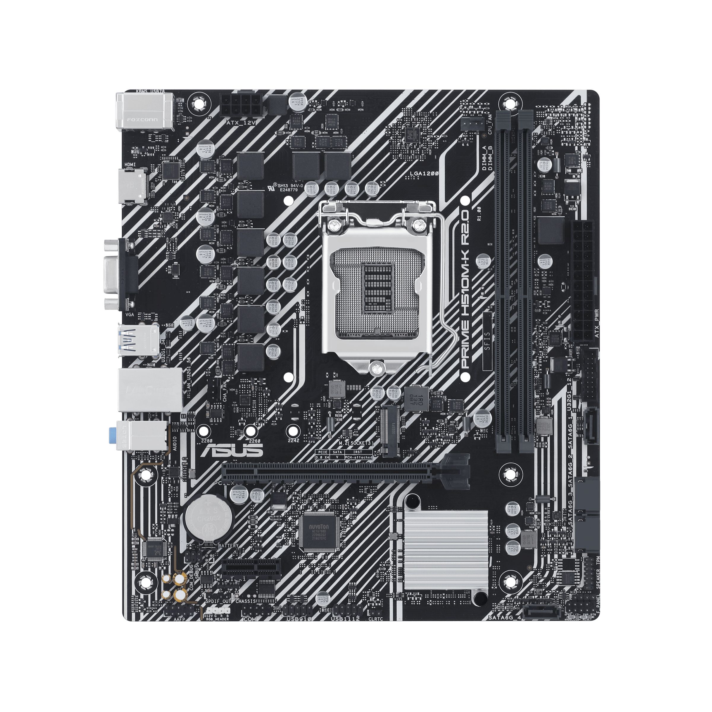 ASUS PRIME H510M-K R2.0 - Micro ATX Motherboard - Intel H510 - LGA 1200