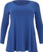 YOEK T-shirt femme manches longues indigo