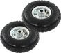 vidaXL Steekwagenwielen - 4,10/3,50-4 - (260x83) - rubber - 2 - st