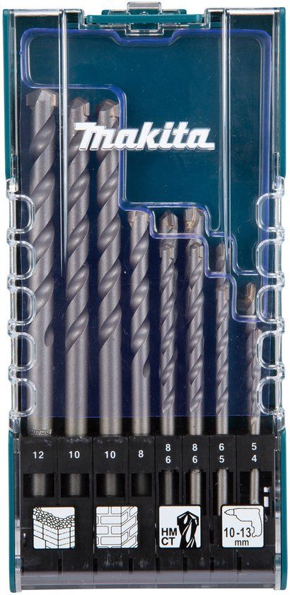 Makita D-77126 12-delige TCT Boorset