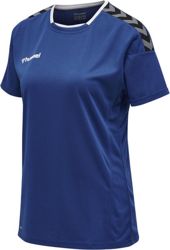 Hummel Authentic Poly Shirt Dames - donkerblauw - XS