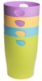 EXACOMPTA - ECOBIN Pop N'Co 15L waste bin with handles, random bright colours