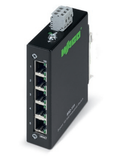 WAGO 852-111 - Netwerk switch - Zwart