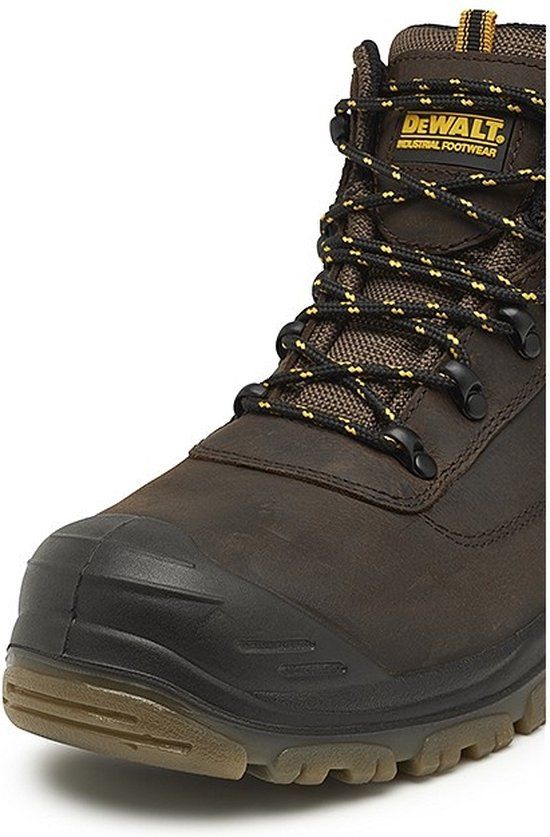 DeWalt LASE05450 Laser Hoge Veiligheidsschoen S3 - Bruin - Maat 45