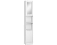Kleankin Badkamerkast Spaanplaat 30x28x170cm Wit