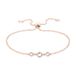 Tamaris Armband Voor Dames Van 925 Zilver, Armsieraad Verstelbaar Met Verschillende Hangers