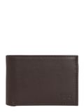 Levi's Batwing Bifold ID herenportemonnee met twee kleppen, bruin, 10,6 x 1,2 x 8,1 cm