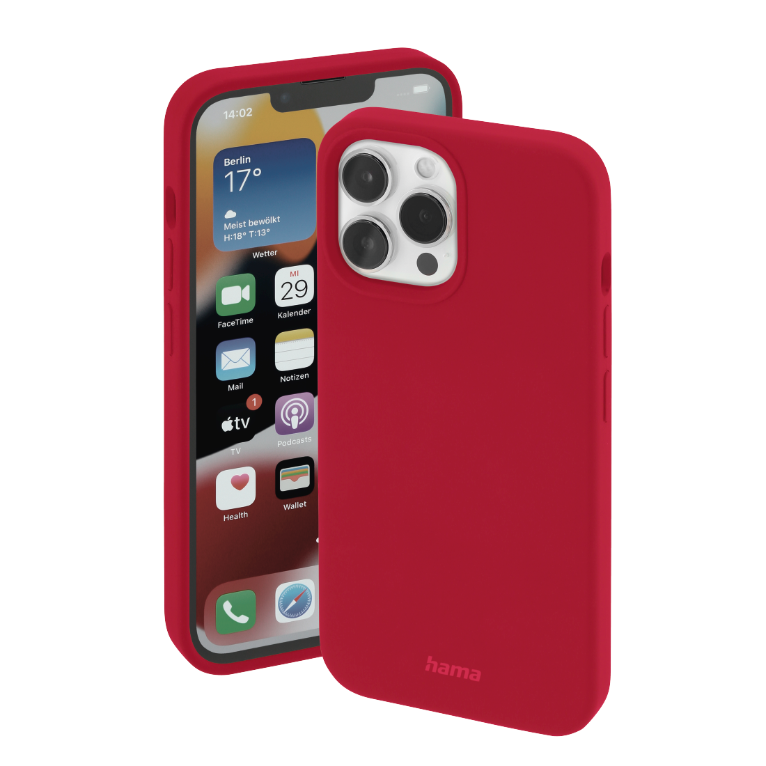 Hama 00215530 iPhone 14 Pro Hoesje Rood