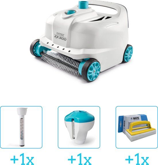 Intex Zwembad stofzuiger Deluxe ZX300 - Automatisch - 28005 - 4-delig