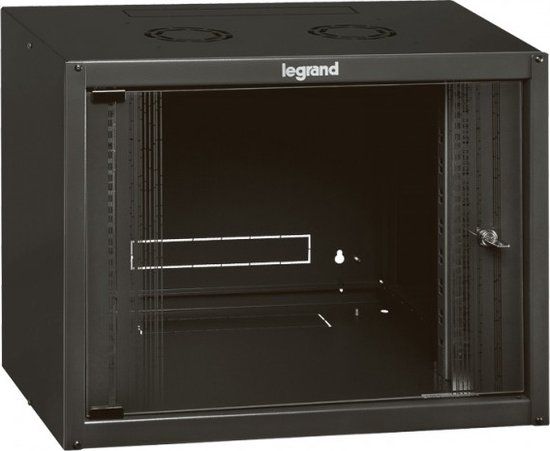 Legrand Linkeo fix 19" 9U Wandrek Zwart