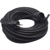 Icecat Verlengsnoer H07RN 25m 3G1.5mm Zwart IP