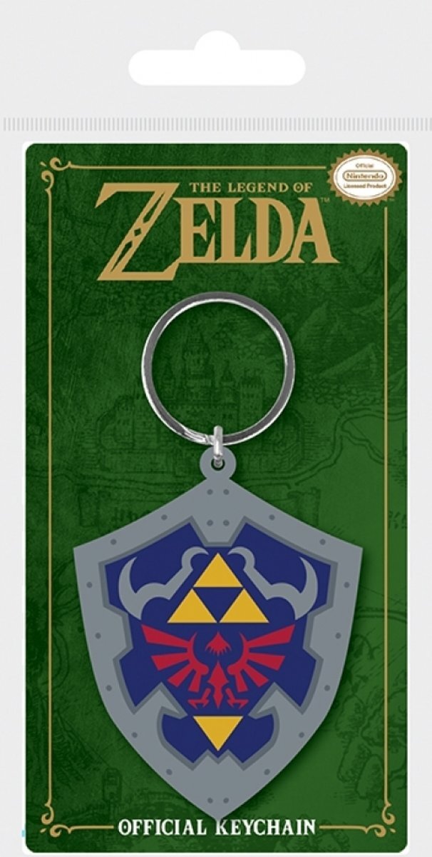 Pyramid International The Legend of Zelda - Hylian Shield Rubber Keychain