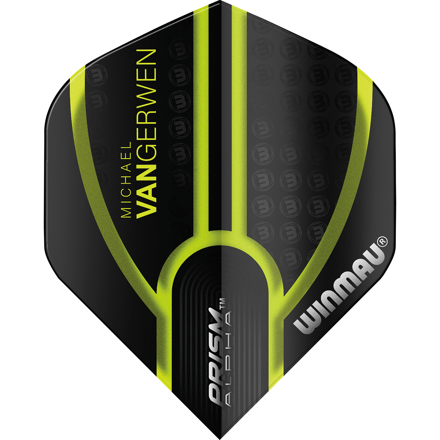 WINMAU MvG Prism Alpha flight zwart