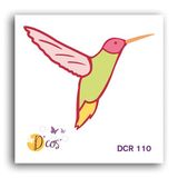 DRAEGER PARIS 1886 Toga Tropical vogelbordje, metaal, meerkleurig, 5 x 5 x 0,1 cm