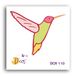 DRAEGER PARIS 1886 Toga Tropical vogelbordje, metaal, meerkleurig, 5 x 5 x 0,1 cm