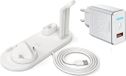 DrPhone UltimatePro 5 in 1 Oplaadstation - Wit