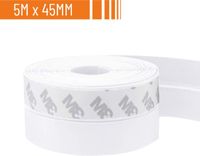 Simple Fix Tochtstrip Deuren - 5m x 4,5cm - Wit