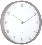 Karlsson Wandklok Sencillez - Donkergrijs - Ø30cm
