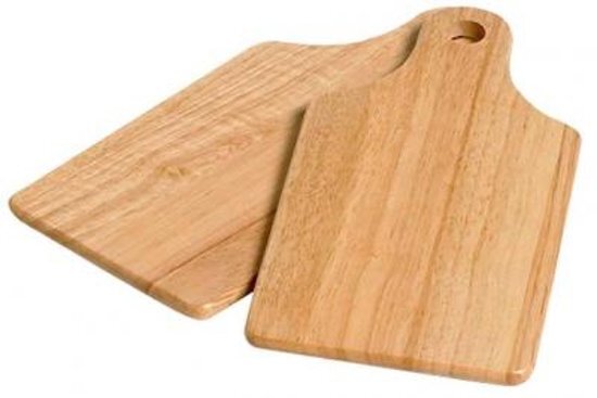 Cosy&Trendy Cosy & Trendy snijplank (set 2 stuks), rubberwood Handig in gebruik en compact om makkelijk op te bergen