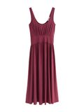 Next - Dames - Jersey midi-jurk met tailleband - Paars