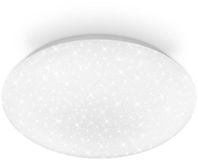 Briloner Lumenia Plafondlamp - Rond - Ø28cm - Wit - Kunststof/Metaal - 4000K Neutraal Wit Licht - Dimbaar - IP20