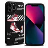 VVVLGD Cool Telefoonhoesje voor iPhone 11 Pro Max, valbestendig, basketbalsneakers, rood, straatontwerp, schokbestendig, zwart