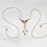 Sylvie Monthulé Bodychain Sieraad Mermaid Tail 2 Maat M