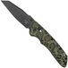 Hogue Deka 24268 G-Mascus Green G10 Black Wharncliffe Couteau pliant