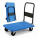 Merkloos Relaxdays Transportwagen - 300 kg - blauw