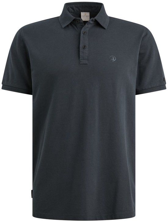 Cast Iron Short Sleeve Polo Slim Fit Fine Pi