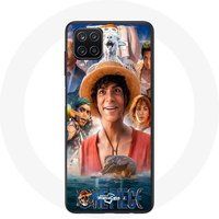 Maniacase Samsung Galaxy A12 One Piece Luffy Poster Karakters Art Seizoen 1