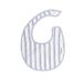Cambrass 38782 rond slabbetje met klittenbandsluiting Amichy, 16 x 19 cm, roze/blauw