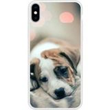 Apple Siliconen hoesje compatibel met iPhone X, Apple iPhone XS Dream Puppy
