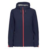 CMP Regenjas Fix Hood Dames Polyester Navy/rood Maat 46