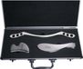 oCreon Gua Sha Scraper Soft Tissue Massage Tools Stainless Steel IASTM Tool for SPA Acupuncture Therapy Reduces Muscle Soreness (SET H)