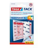 TESA 59404 Kleefpads dubbelzijdig - Transparant - 36 stuks