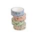 Set Kokonote Set Washi Tape Botanical Cacti - 4 rollen van 3m