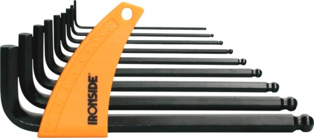 Ironside Inbusset bal met houder 9 delig